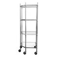 Trinity 4 Tier EcoStorage Corner Shelving with Wheels
