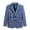 Blue, variant on Kids Boys Notch Lapel Formal Suit Blazer Long Sleeve 2-Button Wedding Birthday Party Gentleman Jacket 4-5 Years Blue