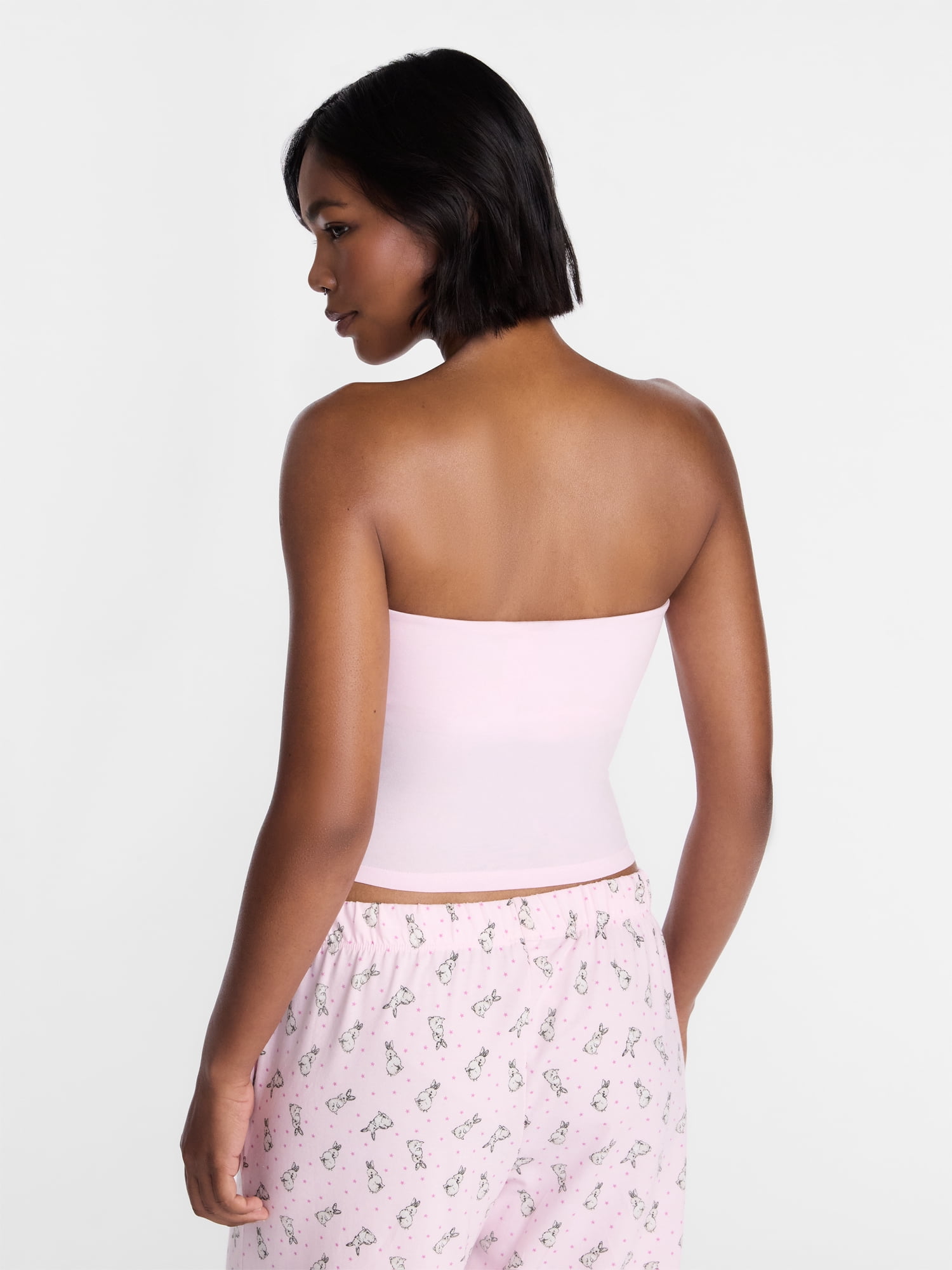 No Boundaries Cloud Core Sleepwear Tube Top, Women's XXS-3X