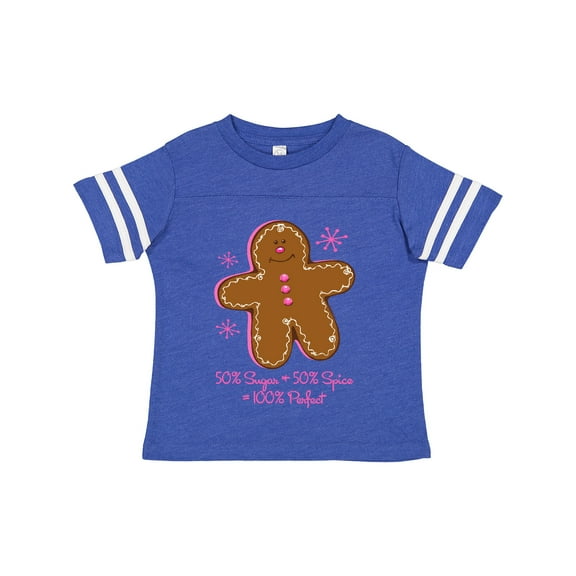 Inktastic Sugar & Spice Gingerbread Girls Toddler T-Shirt
