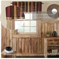 thumbnail image 3 of VHC Brands Rustic Farmhouse Curtains Connell 18x72 Valance Window Topper for Bathroom Dining Room, Tan Burgundy Plaid, 72 Inches Wide, Patchwork, 3 of 4