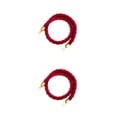 thumbnail image 4 of Cateissary Barreras de cuerda - Puntales de control de multitudes de servicio pesado 2m Rojo Rojo 2m 2Conjunto, 4 of 6