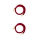 thumbnail image 1 of Naiovety Barreras de cuerda - Puntales de control de multitudes de servicio pesado 2m Rojo Rojo 2m 2Conjunto, 1 of 6