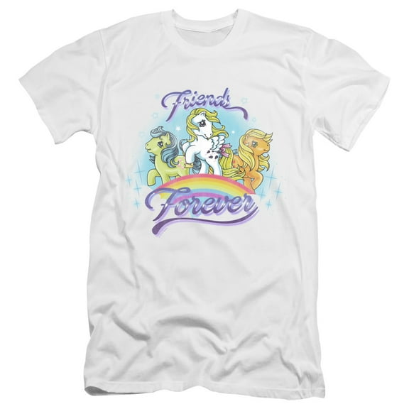 My Little Pony Retro Friends Forever S/S Adult 30/1 T-Shirt White
