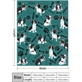thumbnail image 2 of Adorable Boston Terrier Blanket Soft and Cozy Flannel Boston Terrier Blanket Bedding Decor Adult Boston Terrier Dog Lover Gift 50"x40", 2 of 6