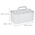 thumbnail image 2 of BESTYASH 1Set White Rectangular Desktop Organizer For Student Pencil Case Classroom Use 9.8X6.7X6.1In, 2 of 8