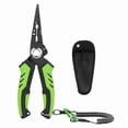 thumbnail image 2 of Weloille Multifunctional Fishing Pliers Set, 1 Piece Stainless Steel Fishing Line Cutter with Lanyard and Storage Bag, Rust Resistant Hook Remover Tool, Suitable for Freshwater Saltwater Fishing, 2 of 6
