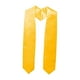 thumbnail image 3 of de graduación Bufanda lisa Accesorios para vestido de graduación Faja de graduación en forma de V Amarillo, 3 of 8