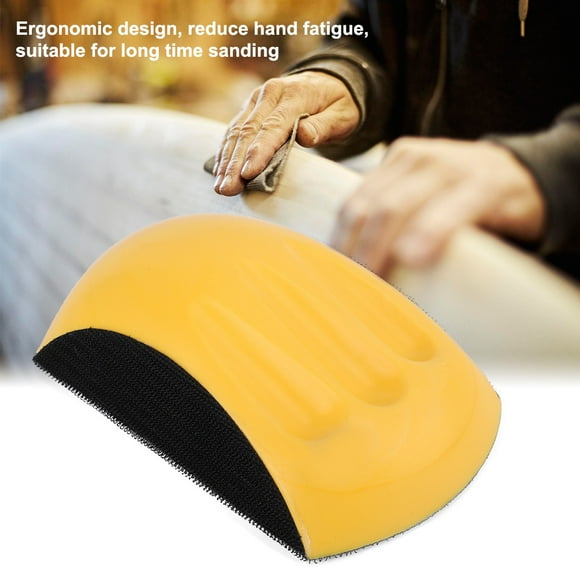 Mouse Hand Sanding Pad, Hook Backing Plate, Lightweight Soft Multipurpose For Polishers Wood Furniture Restoration Sanders