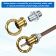 thumbnail image 4 of Uxcell Support de Lampe M10 Charge 8kg, 2 Ensembles Crochet de Levage pour Écrou, 4 of 6