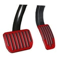 thumbnail image 4 of Nishiyuenyi Automotive Brake Pedal Covers Aluminum Alloy Car Foot Pedal Pads Red, 4 of 9