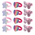 thumbnail image 1 of 12 lazos para el pelo para niñas, linda banda de goma sin costuras brillante para niños, soportes para cola de caballo para niños pequeños, 1 of 6