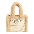 thumbnail image 3 of No Boundaries by No Boundaries Women's Small Sherpa Tote Bag, Gold Tan, 3 of 5