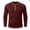 01 Wine, variant on Men Clothing Henley Shirt Long Sleeve V Neck Solid Color Casual Streetwear Sports Fashion Top