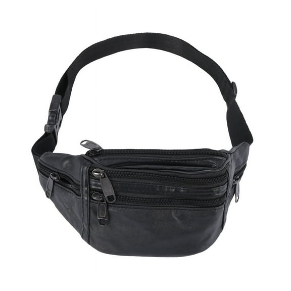 New men Multifunction Waist Pack Fashion Leather Phone Bags Small Belt Bag Cool Fanny Packs