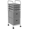 Mainstays 5Tier Rolling Cart, Multiple Colors