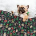 thumbnail image 3 of Yiaed Christmas Trees And Houses Print Dog Blankets-Cat Blanket Washable for Couch Protection,Puppy Blanket, Soft Plush Reversible Throw Furniture Protector-Medium, 3 of 8