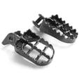 thumbnail image 2 of Krator Gray Foot Pegs Compatible with Honda Motocross MX CR125R, CR250R, CR500R and More! (1988-1994) Dirtbike Foot Rest Stomper Footpegs, 2 of 5