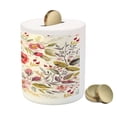 thumbnail image 3 of Shabby Flora Piggy Bank, Watercolor Abstract Spring Poppies Flowers Roses Buds Leaves Romantic Print, Ceramic Coin Bank Money Box for Cash Saving, 3.6" X 3.2", Multicolor, by Ambesonne, 3 of 4