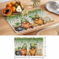 thumbnail image 6 of St. Patrick's Day Placemats Set of 12 Green Lucky Shamrocks Harp Beer Retro Rustic Place Mats Indoor Wipeable Table Mats Washable Dining Table Placemats for Kitchen Holiday Party Decor 13x19 Inch, 6 of 9