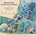 thumbnail image 3 of Ocean Theme Pearl Art DIY Kit,Blue Ringed Octopus 3D Diamond Painting Crafts For Adults,DIY Pearl Mosaic Wall Art Set With Rhinestones,Coastal Home Decor Gift For Beginners, 3 of 6