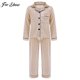 thumbnail image 2 of Conjunto de pijama informal de terciopelo suave para niños, ropa de dormir de Navidad, Top de manga larga con pantalones, ropa de dormir para Otoño e Invierno, 2 of 4