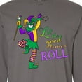 thumbnail image 4 of Inktastic Let the Good Times Roll Mardi Gras Jester Long Sleeve T-Shirt, 4 of 5