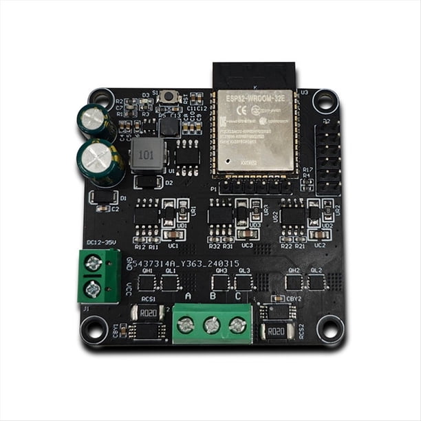 Placa Controladora de Motor Sin Escobillas SimpleFOC de Alta Potencia ESP32 de 20 A, Inalámbrica, con WIFI y Bluetooth, Módulo de Actualización Simple FOC.