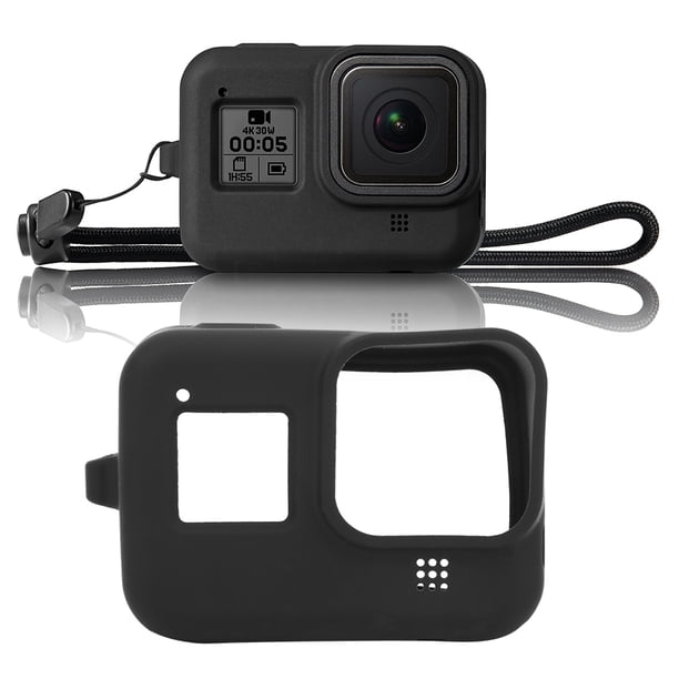 Marco De Extensión De Protección De Cámara De Acción Cubierta De Silicona De Cámara De Acción Para Gopro 8 Cubierta De Silicona Conjunto De Marco De Extensión De Protección ANGGREK Action Camera Silicon Cover for Gopro 8