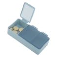 thumbnail image 6 of Unique Bargains 1 Pc Pill Case 3 Grid Design Pill Box Blue, 6 of 6