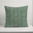 thumbnail image 4 of Creative Products Scribble Chevron Green 18 x 18 Indoor / Outdoor Pillow, 4 of 8