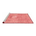 thumbnail image 2 of Ahgly Company Machine Washable Indoor Rectangle Abstract Red Modern Area Rugs, 3' x 5', 2 of 4