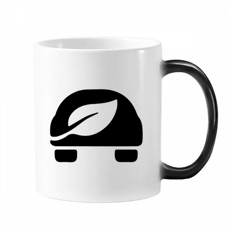 

Car Energy Vehicles Protect Environment Changing Color Mug Morphing Heat Sensitive Cup With Handles 350 ml