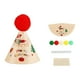 thumbnail image 2 of Kit de decoración navideña con mini sombreros de manzana | Set de manualidades navideñas con 5 sombreros temáticos, pegatinas y pegamento para decorar con manzanas | Diseños de Papá Noel y reno para, 2 of 6