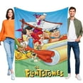 thumbnail image 1 of Los Picapiedra anti-pilling, suave, ligera, esponjosa y acogedora de lujo para hogar y cocina – Perfecta para niños y adultos,150X130cm, 1 of 6
