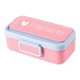 thumbnail image 2 of sunsanly 700ML Bento Lunch Box Meal Prep Food Storage Containers Freshness Preservation Lunchbox for Home Kitchen School Outdoor, 2 of 7