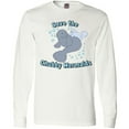 thumbnail image 3 of Inktastic Save the Chubby Mermaids with Cute Manatees Long Sleeve T-Shirt, 3 of 5