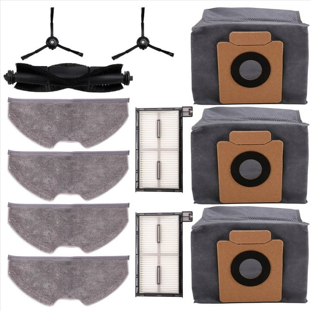 Para X8 Pro Robot Piezas de Repuesto Cepillo de Rodillo Principal Filtro Hepa Almohadilla de Fregona Accesorios de Bolsa de Polvo de Tela