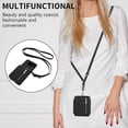 thumbnail image 2 of Allytechgroup Galaxy Z Flip 4 Wallet Case for Women Girls, Crossbody Shoulder Strap RFID Blocking Shockproof Cards Slots PU Leather Case Cover, Black, 2 of 7