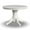 Antique White, variant on Bowery Hill Round Pedestal Dining Table in Oak and Rubbed White
