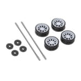 thumbnail image 1 of 4x 1/64 Diecast Racing Model Car Alloy Rubber Wheel & Neumáticos Repuestos G1 perfke neumáticos de ruedas de coche, 1 of 7