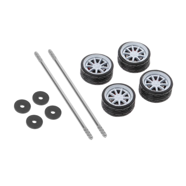 4x 1/64 Diecast Racing Model Car Alloy Rubber Wheel & Neumáticos Repuestos G1 perfke neumáticos de ruedas de coche