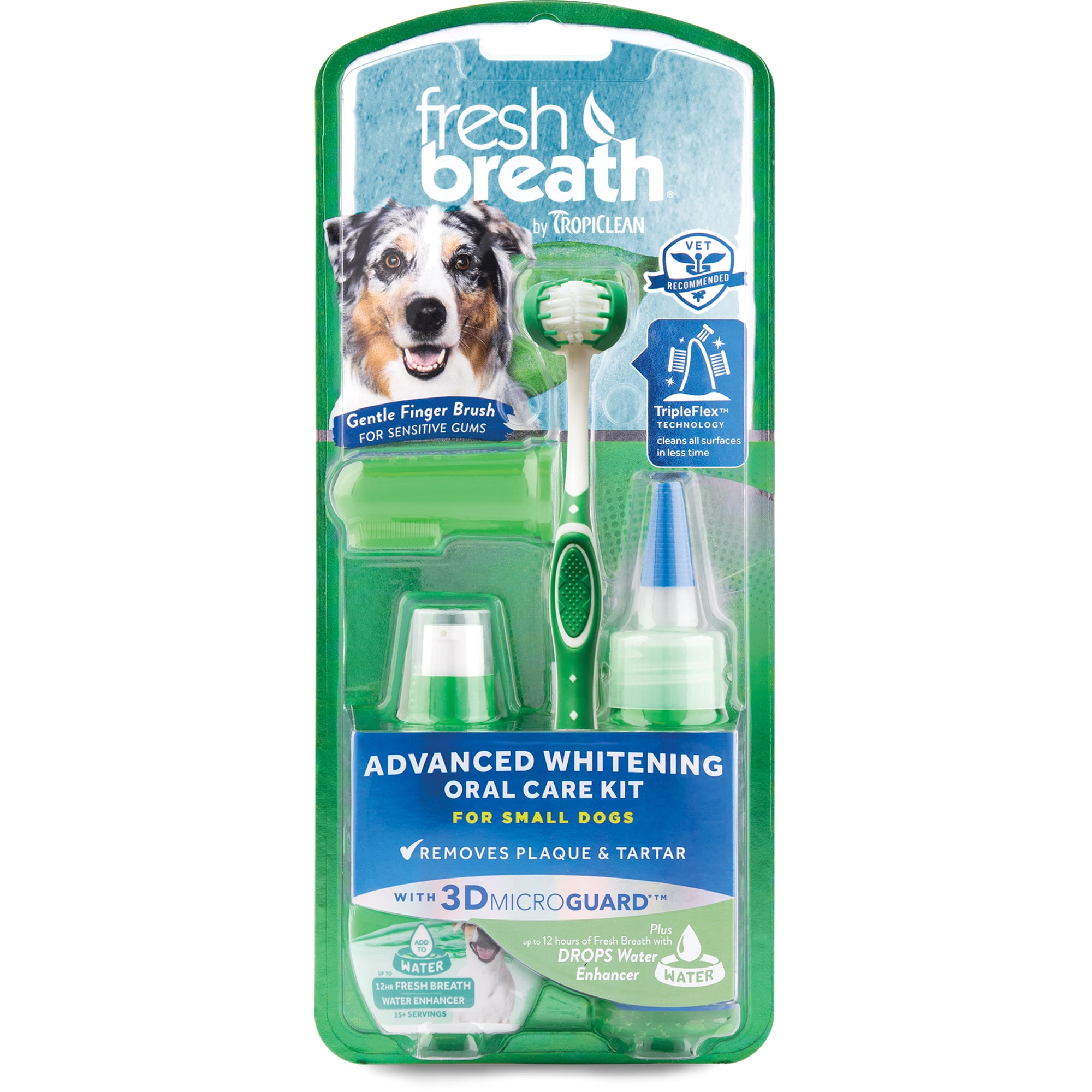 Fresh Breath by TropiClean Small Dog Breed Advanced Whitening Oral Care
