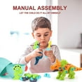 thumbnail image 5 of Tyethy Take Apart Dinosaur Toys with Tool Drill, Educational Building Construction Toy Set Gift Toys for Kids ,Girls Age 3+, 2 Pcs, 5 of 13
