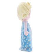 Disney Store Official Elsa Plush Doll - Princess Plush with Shimmering Snowflake Cape, Iridescent Metallic Bodice, Satin Skirt & Embroidered Features - Frozen Toys - 14 Inches