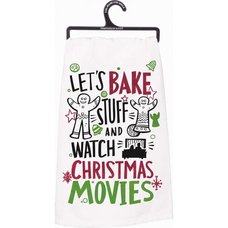 Primitives by Kathy Winter Holiday Dish Towel (Christmas Movies)