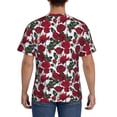 thumbnail image 2 of Rocae Rose Flowers for Men's Moisture-Wicking Crew Tee - T-Shirt for Sports, Outdoor Activities, and Casual WearXX-Large, 2 of 9