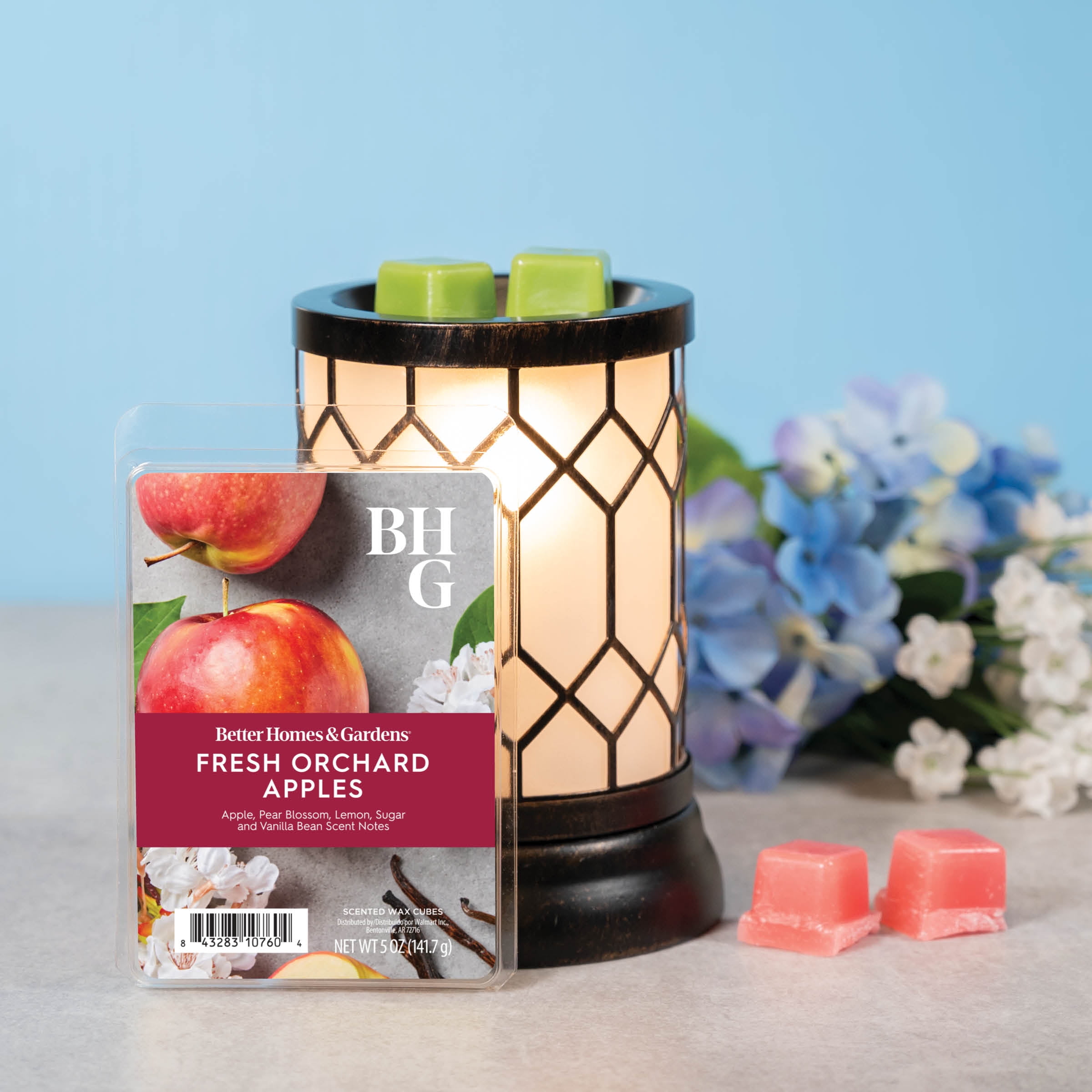 Fresh Orchard Apples Scented Wax Melts, Better Homes & Gardens, 5 oz (Value Size)