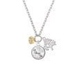 thumbnail image 2 of Delight Jewelry Goldtone Crystal Heart Let Things Go Fall Zoey Charm Necklace, 28", 2 of 4