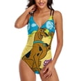 thumbnail image 5 of Scooby Doo Women's One Piece Swimsuits Tummy Control Bathing Suits V Neck Double Straps Swimwear Slimming S, 5 of 8